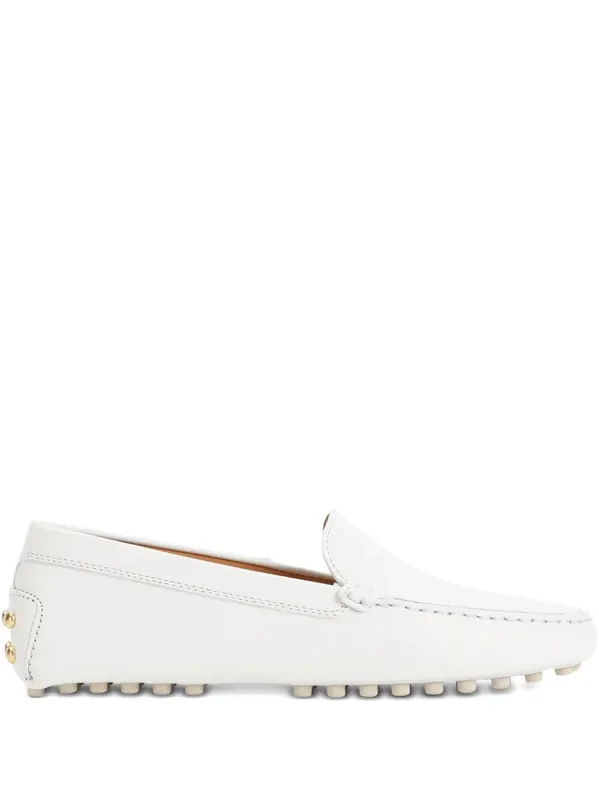 Metal Detailing Leather Gommino Loafers - Tod`S