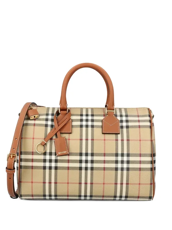 Check Bowling Bag - Burberry London England