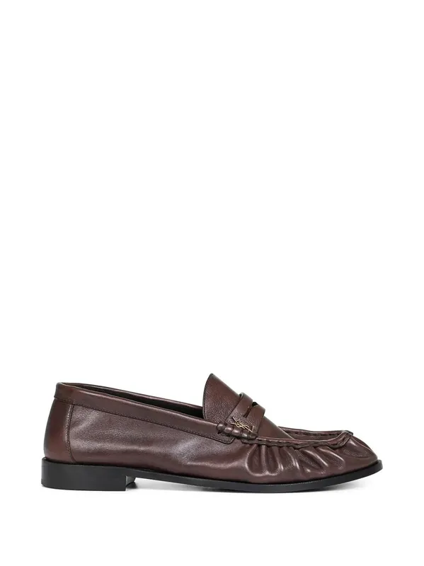 Le Loafer Supple In Matte Leather - Saint Laurent