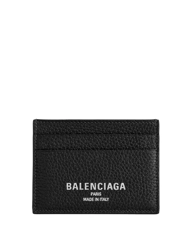 Men`S Credit Card Holder In Black - Balenciaga