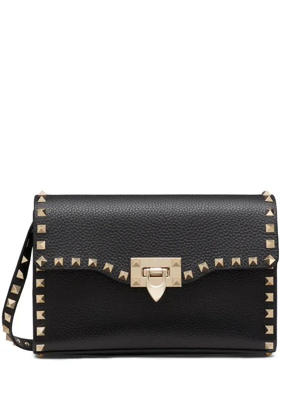 Rockstud Small Garnet Calfskin Crossbody Bag - Valentino Garavani