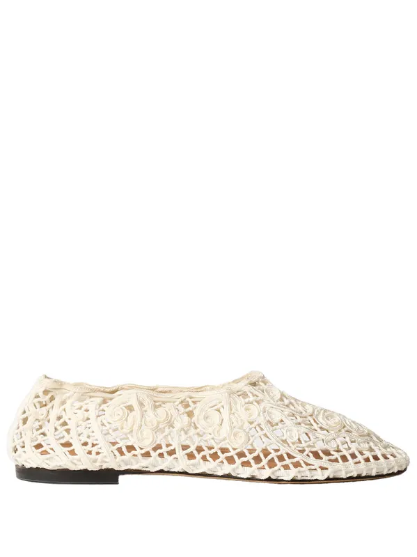 Iris Crocheted Flats - Odissi