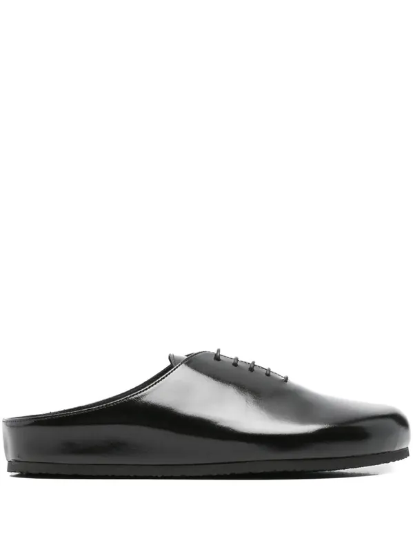 Les Mules Derbie In Patent Leather - Jacquemus