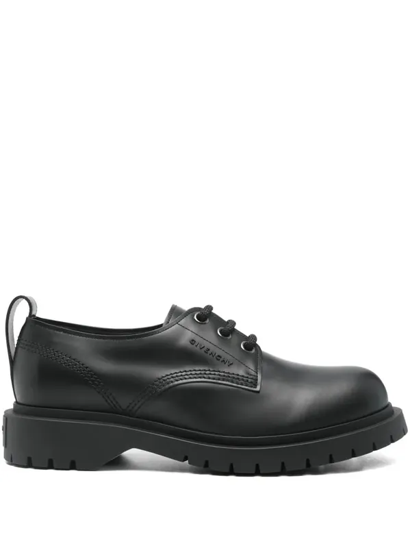 Brushed Leather Chunky Derbies - Givenchy
