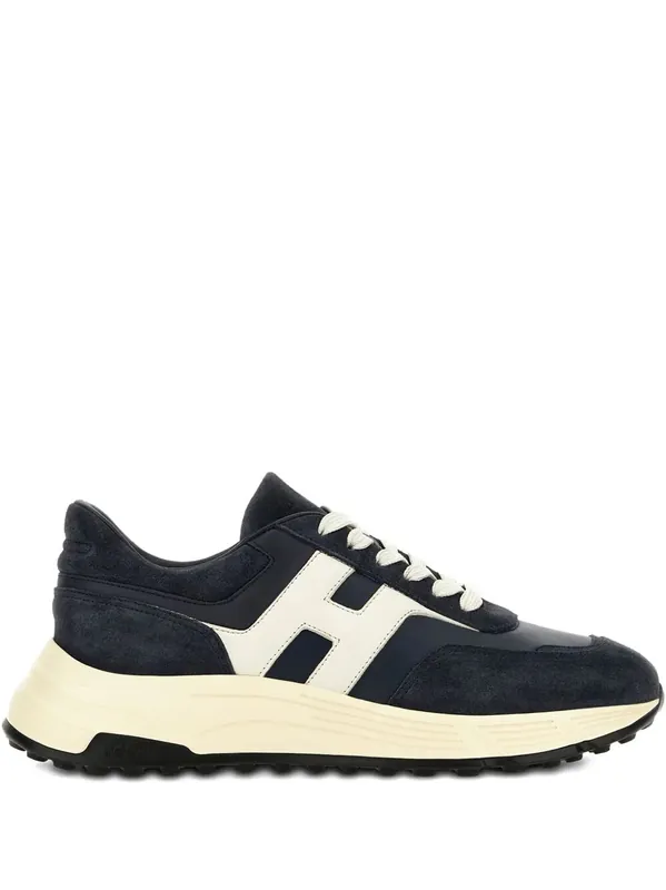Hyperlight Suede And Nappa Leather Sneakers - Hogan