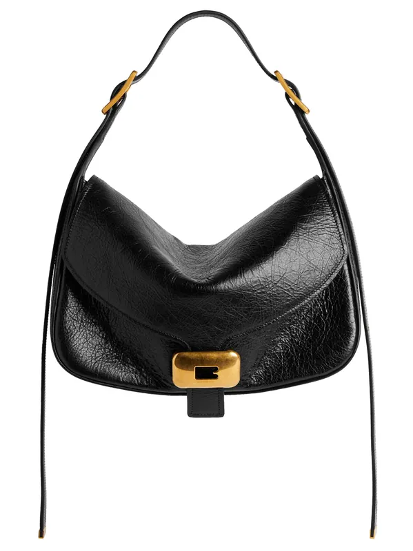 Women`S Clicca Shoulder Bag Medium In Black - Balenciaga