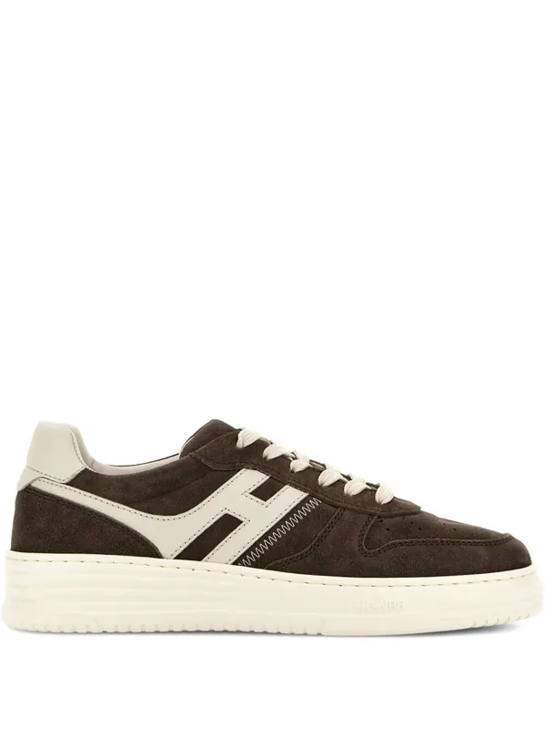 H630 Suede And Leather Sneakers - Hogan