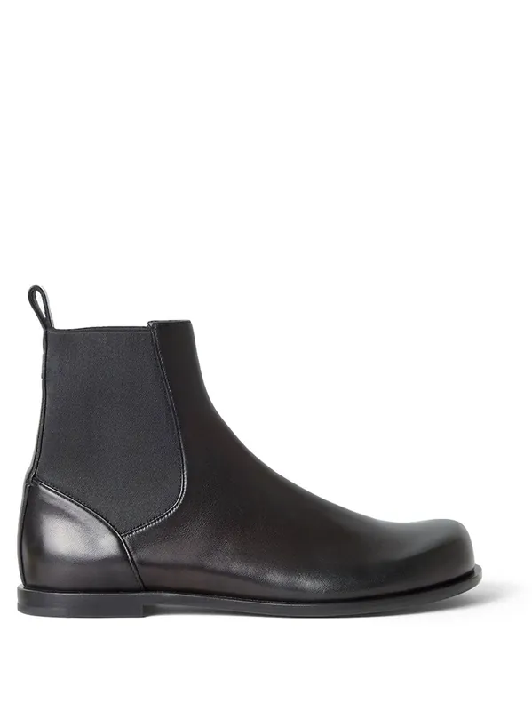 Ff Squared Chelsea Boots In Nappa Leather - Fendi