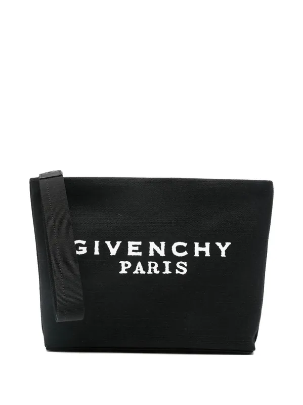 Givenchy Canvas Pouch With Zip