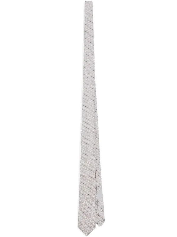 Martini Tie In Micro-Pattern Jacquard