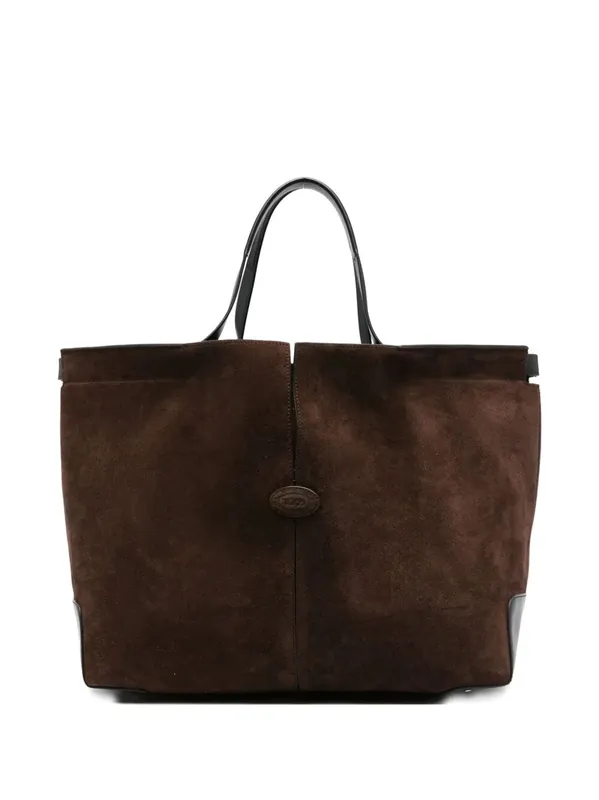 Di Bag Folio Medium In Suede - Tod`S