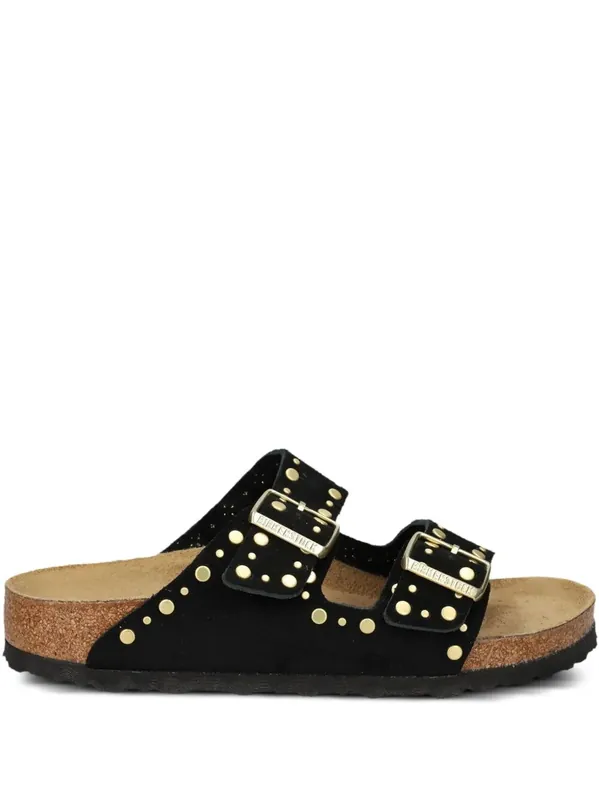 Arizona Rivet Suede Sandals - Birkenstock