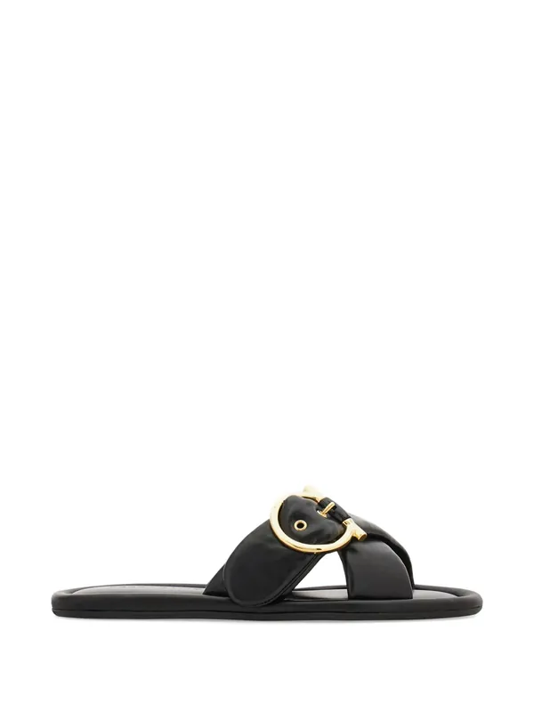 Elyzia Leather Slide - Ferragamo
