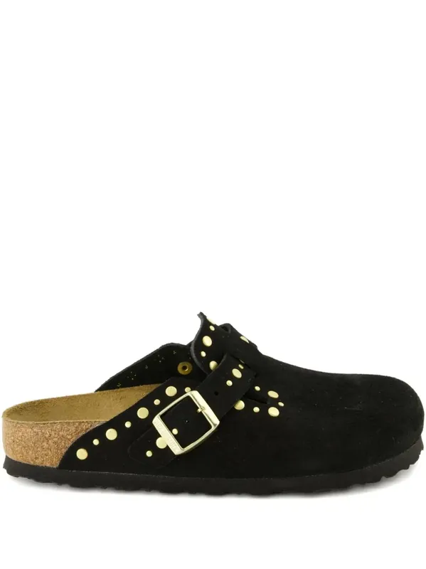 Boston Rivets Suede Mule - Birkenstock