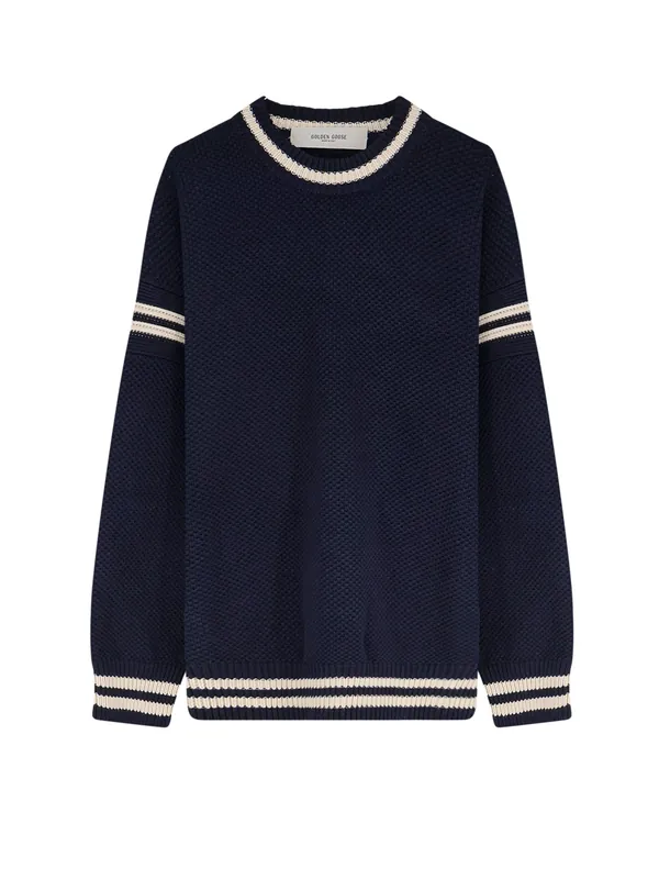 Journey Cotton Knit Sweater - Golden Goose