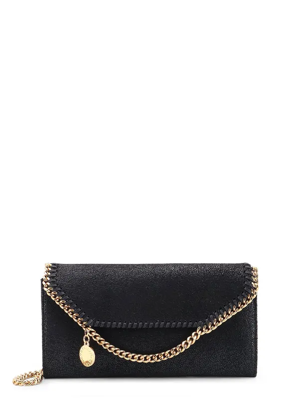 Falabella Shaggy Deer Fabric Wallet - Stella McCartney