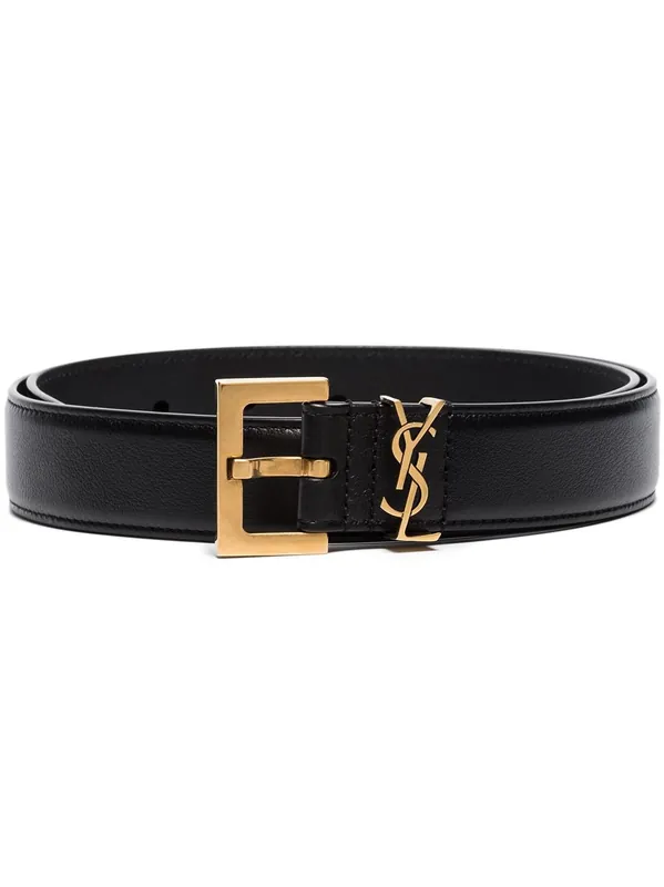 Cassandre Leather Belt - Saint Laurent