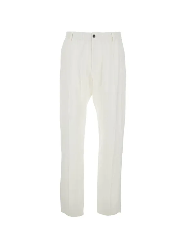 Linen Trousers - Emporio Armani