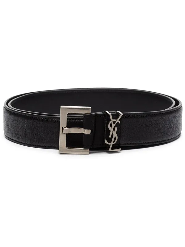 Cassandre Leather Belt - Saint Laurent