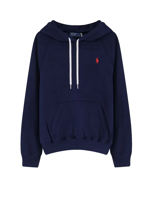 Cotton Blend Sweatshirt With Embroidered Logo - Polo Ralph Lauren