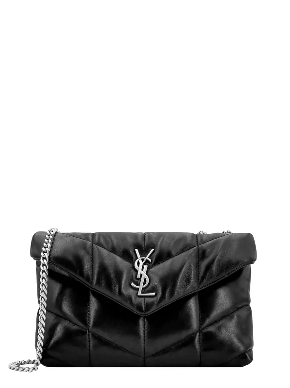 Loulou Puffer Toy Matelassé Leather Crossbody Bag - Saint Laurent