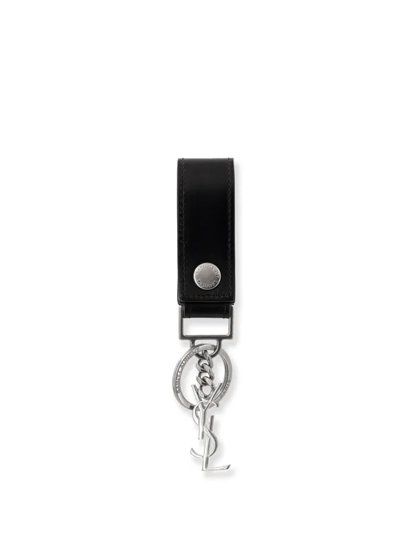 Cassandre Leather Key Ring - Saint Laurent