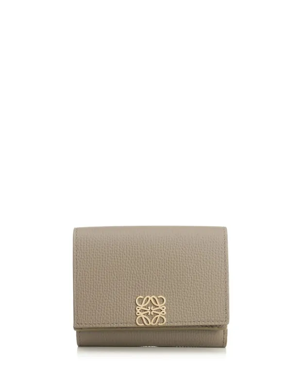 Trifold Wallet Wallets Beige - Loewe