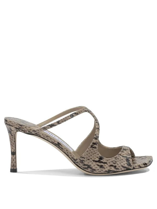 Anise 75mm Sandals Beige - Jimmy Choo