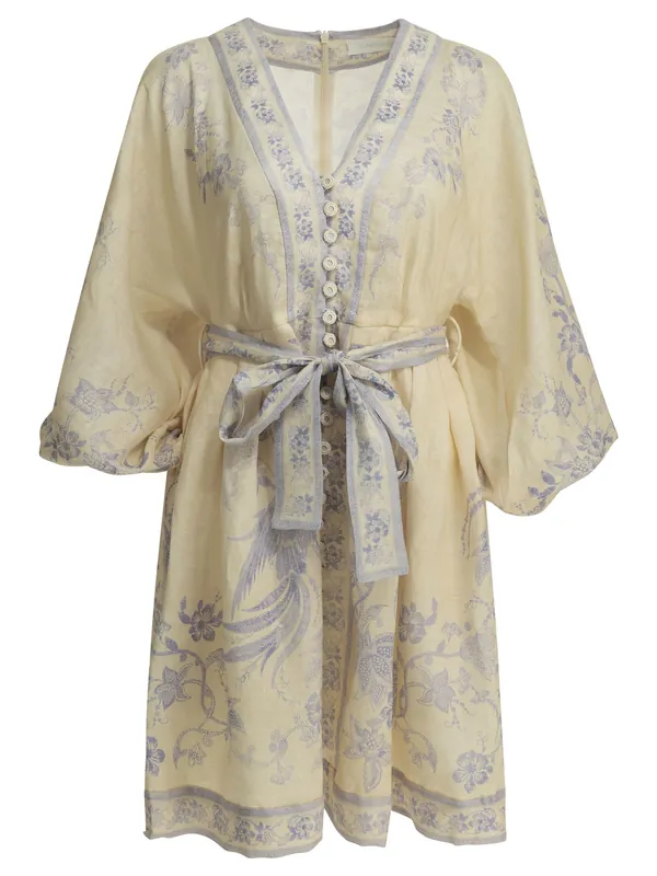 Indra Plunge Dresses White - Zimmermann