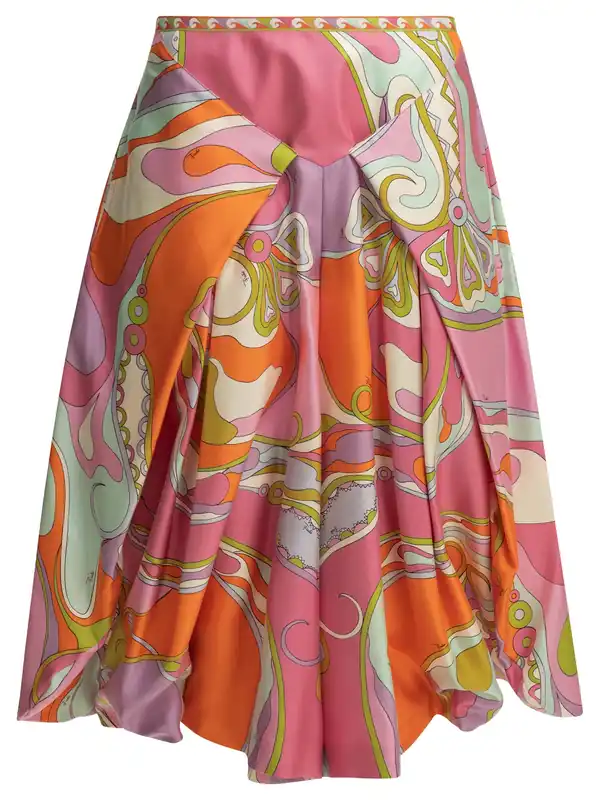Orchidee Trousers Multicolor - Pucci