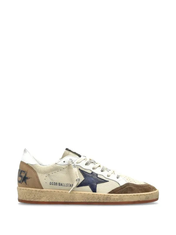 Ball Star Leather Sneakers - Golden Goose