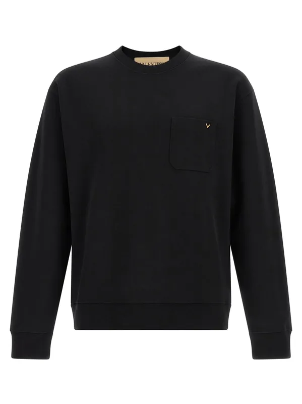 Vgold Sweatshirt Black - Valentino Garavani