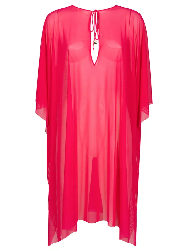 Semi-Sheer Kaftan Dress
