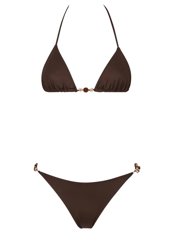 Bikini With Beaded Detailing - Anjuna