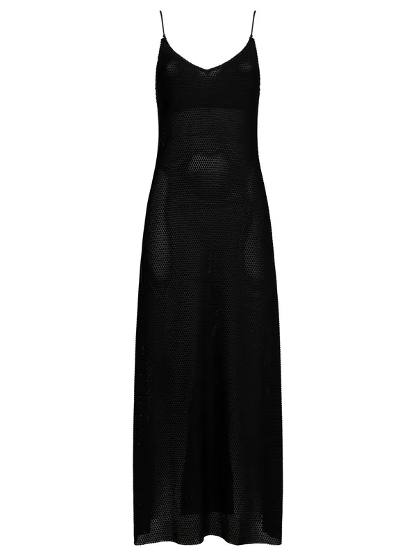 Long Crochet Sheath Dress - Pin Up