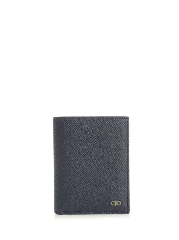 Mini Gancini Wallet Wallets Blue - Ferragamo