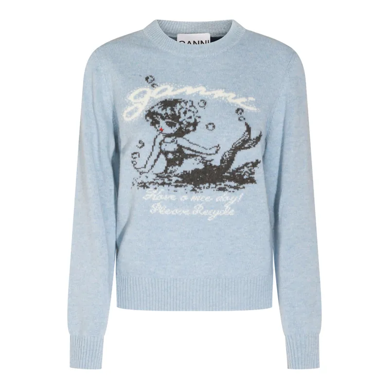 Sweaters Soft Chambray - Ganni