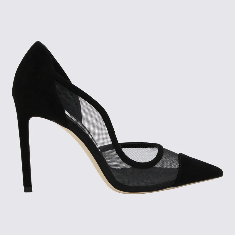 With Heel Black/Black - Jimmy Choo