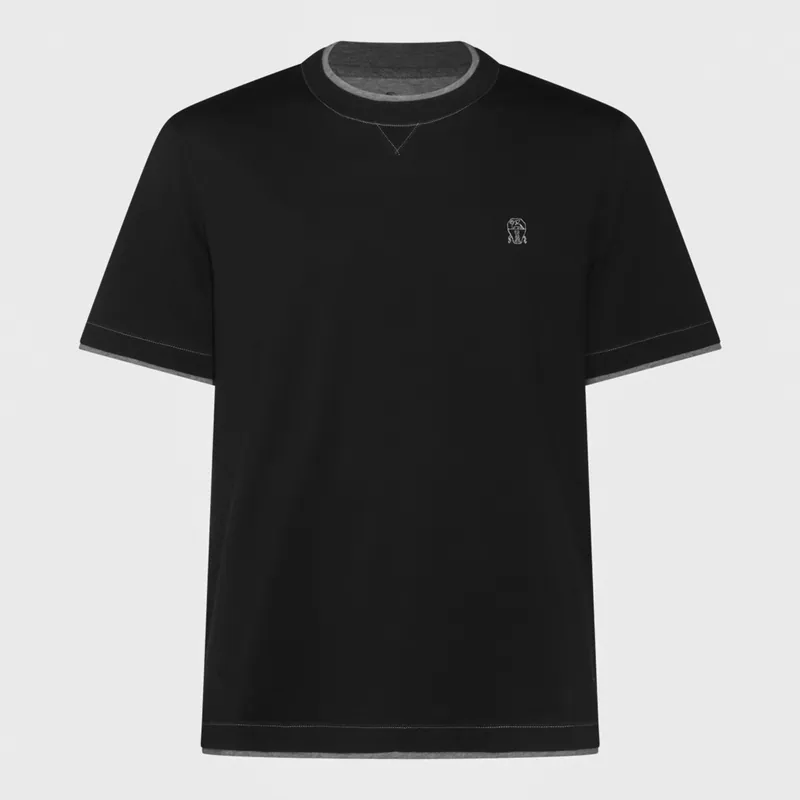 T-Shirts And Polos Black