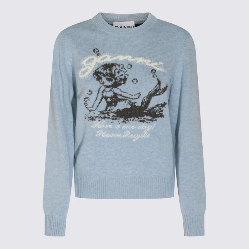 Sweaters Soft Chambray - Ganni