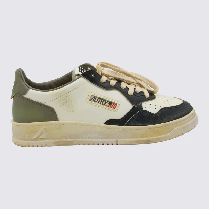 Sneakers White/Black/Covgrn - Autry