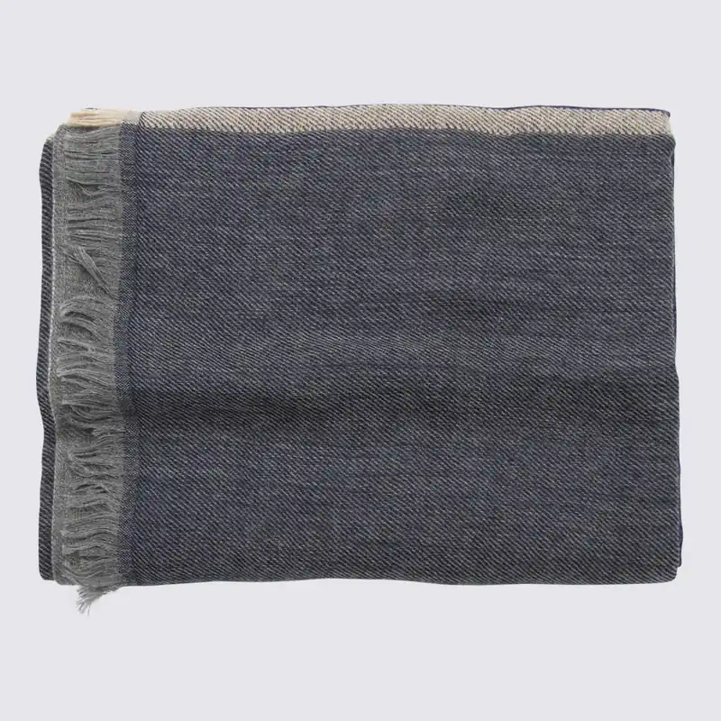 Scarfs Navy - Brunello Cucinelli