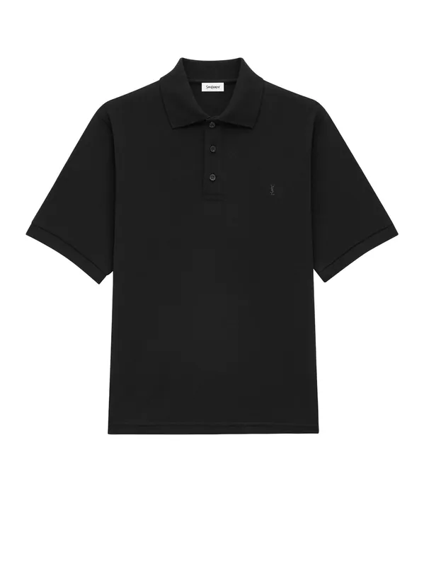 Classic Wool Polo Shirt - Saint Laurent