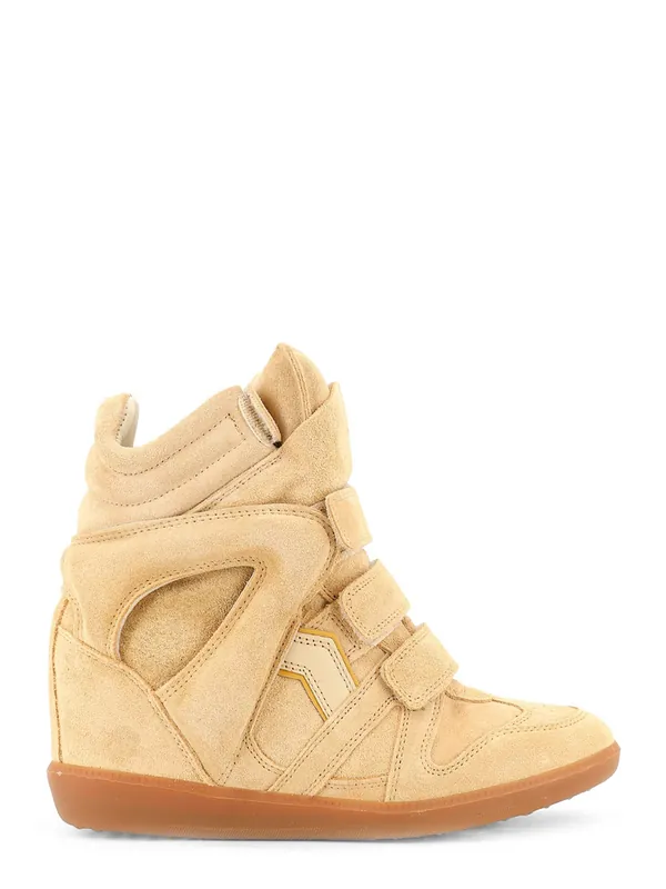 Bekett Suede And Leather Sneakers - Isabel Marant
