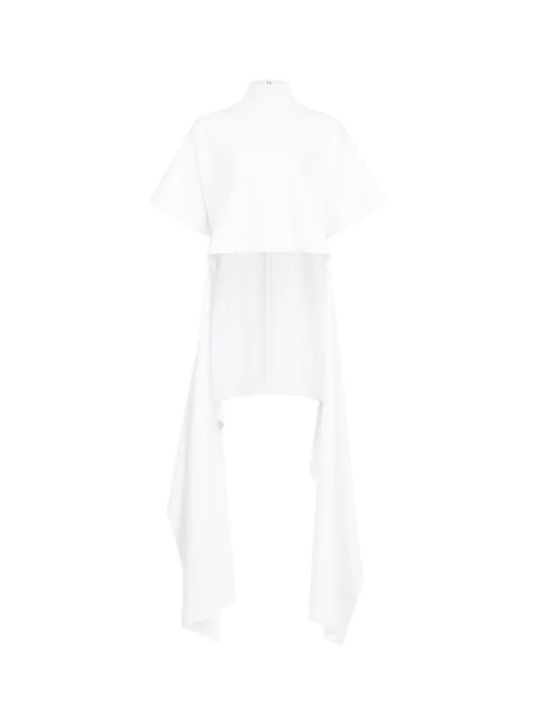 Asym Cotton Blend T-Shirt