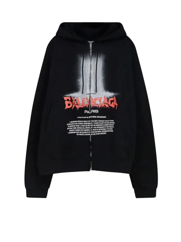 The Door Cotton Sweatshirt - Balenciaga