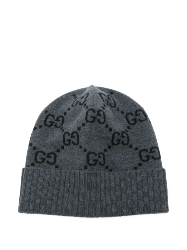 Gg Cashmere Beanie - Gucci