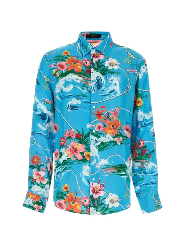Shirts Blue - Gucci