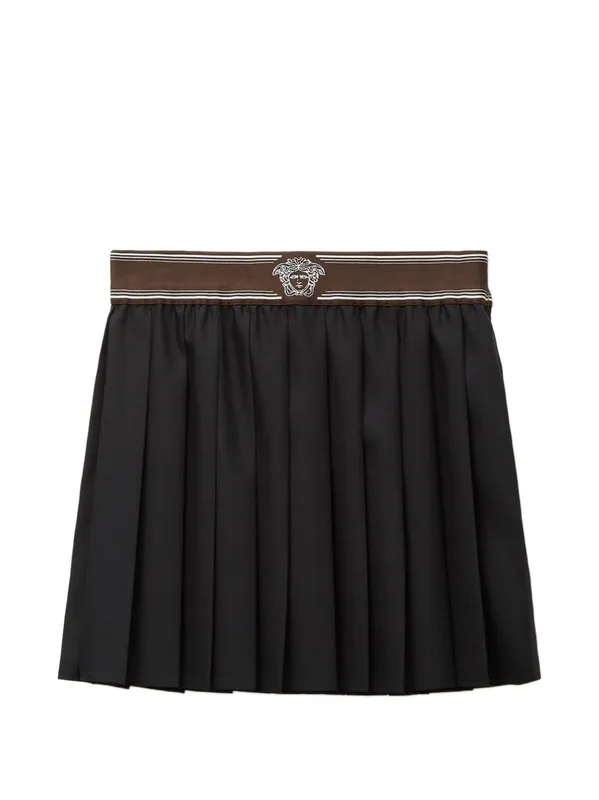 Pleated Wool Skirt - Versace