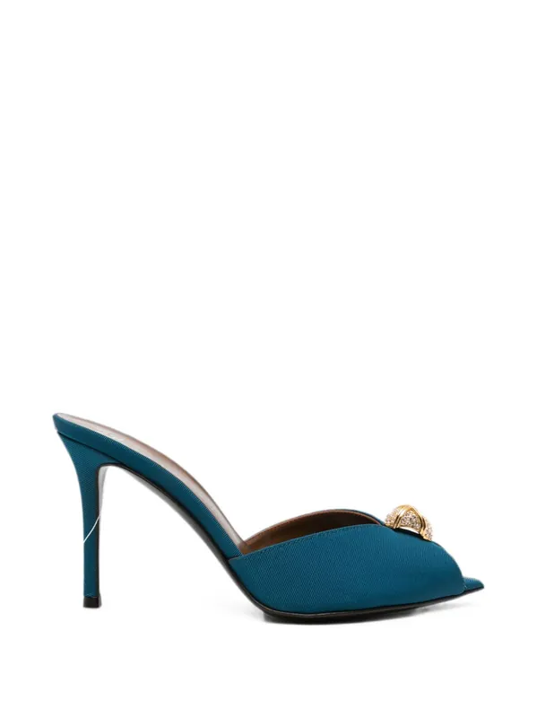 Intriigo Leather Mules - Giuseppe Zanotti